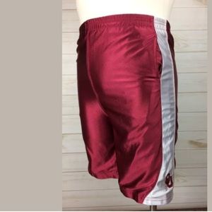 NCAA by KA Inc Univ of Oklahoma Maroon & White Lined Shorts Sz 14/16